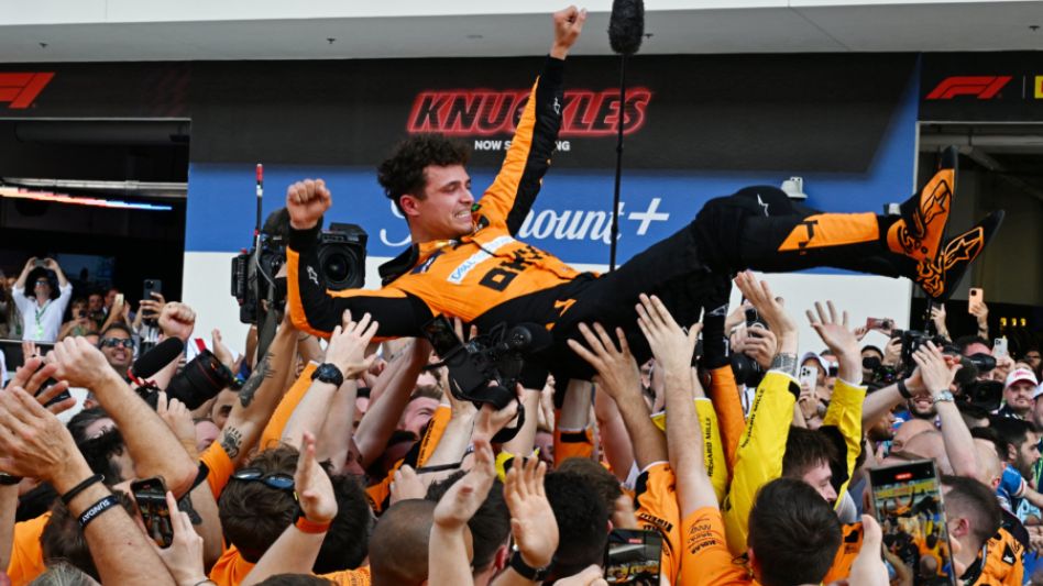 Lando Norris obtuvo la primera victoria de su carrera en el Gran Premio Miami