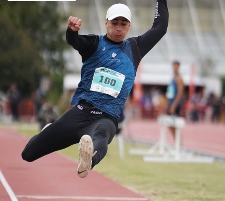 Nacional de Atletismo: Sferra subcampeón en salto en Largo U23