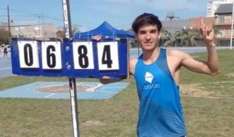 Juanse Martínez campeón Nacional de salto en largo