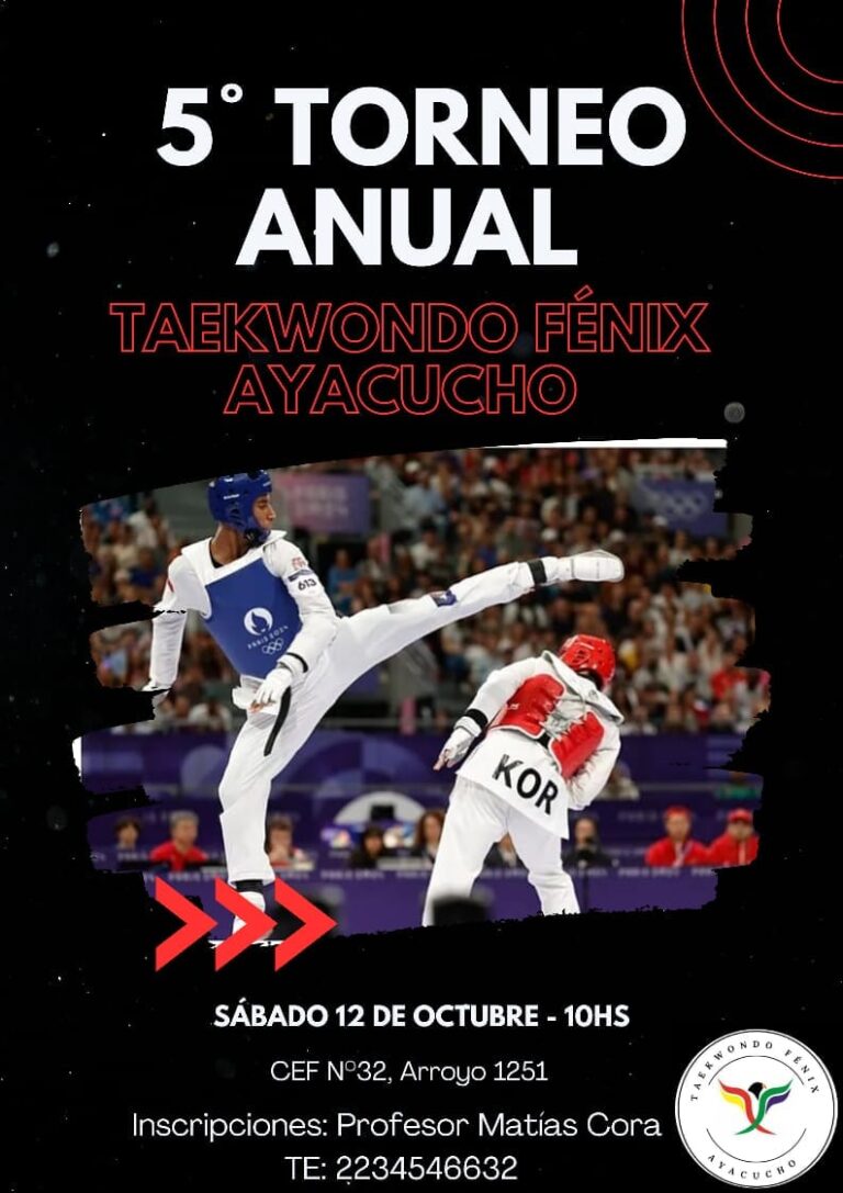 La Escuela Fénix organiza el 5to Torneo Anual de Taekwondo