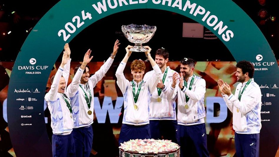 Italia es bicampeón de la Copa Davis