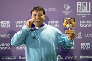 El lanzador Tomás Olivera nacido en Maipú aportó un oro para Argentina