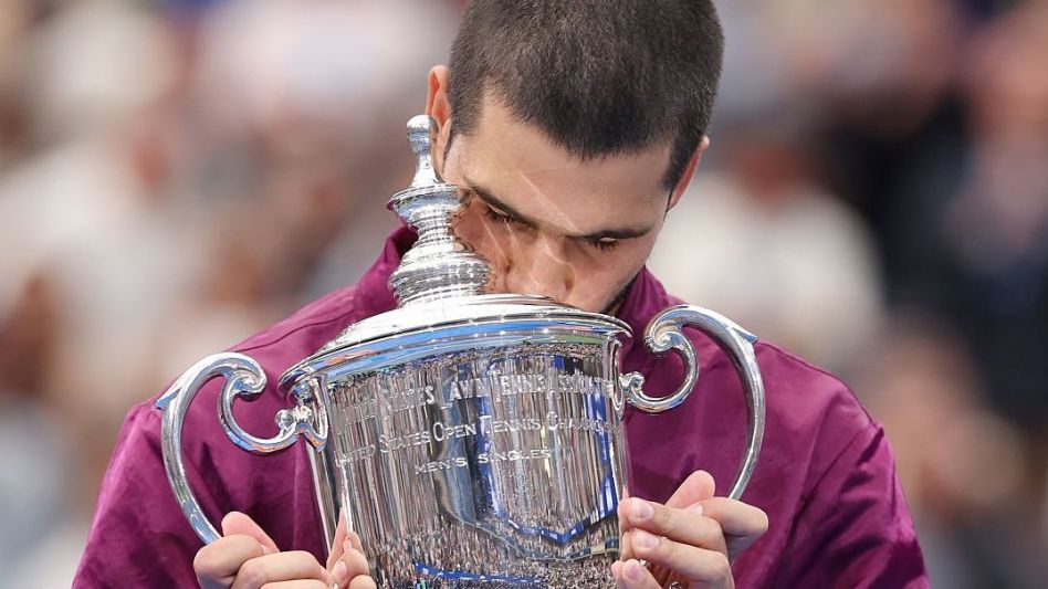 Carlos Alcaraz venció a Jannik Sinner y se consagró campeón del US Open