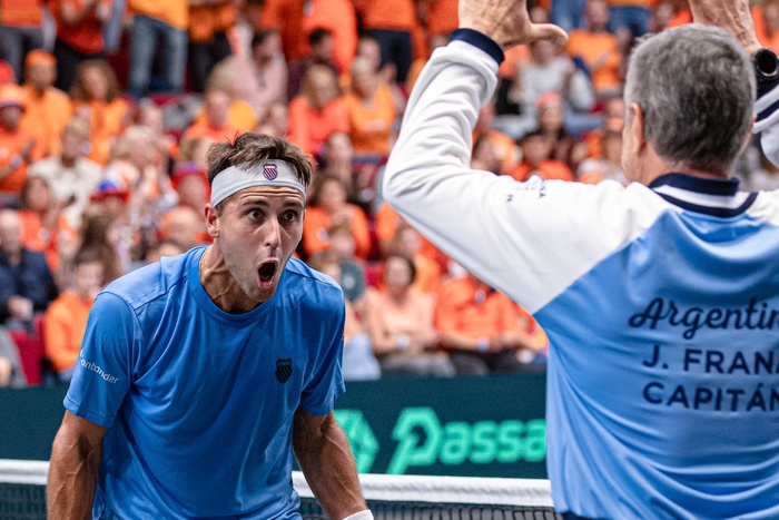 Copa Davis: Argentina le gana 2-0 a Países Bajos y quedó match point para lograr el pase al Final 8